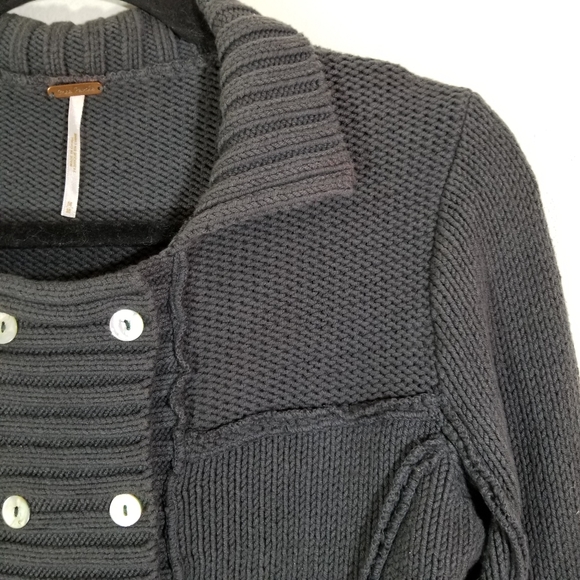 Free People Dark Grey Sweater - Picture 3 of 8